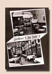 Historische Postkarte: Gasthaus Zur Falle.