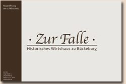 Die Falle heute als historisches Wirtshaus